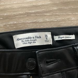 Abercrombie Leather Pants - only tried on once